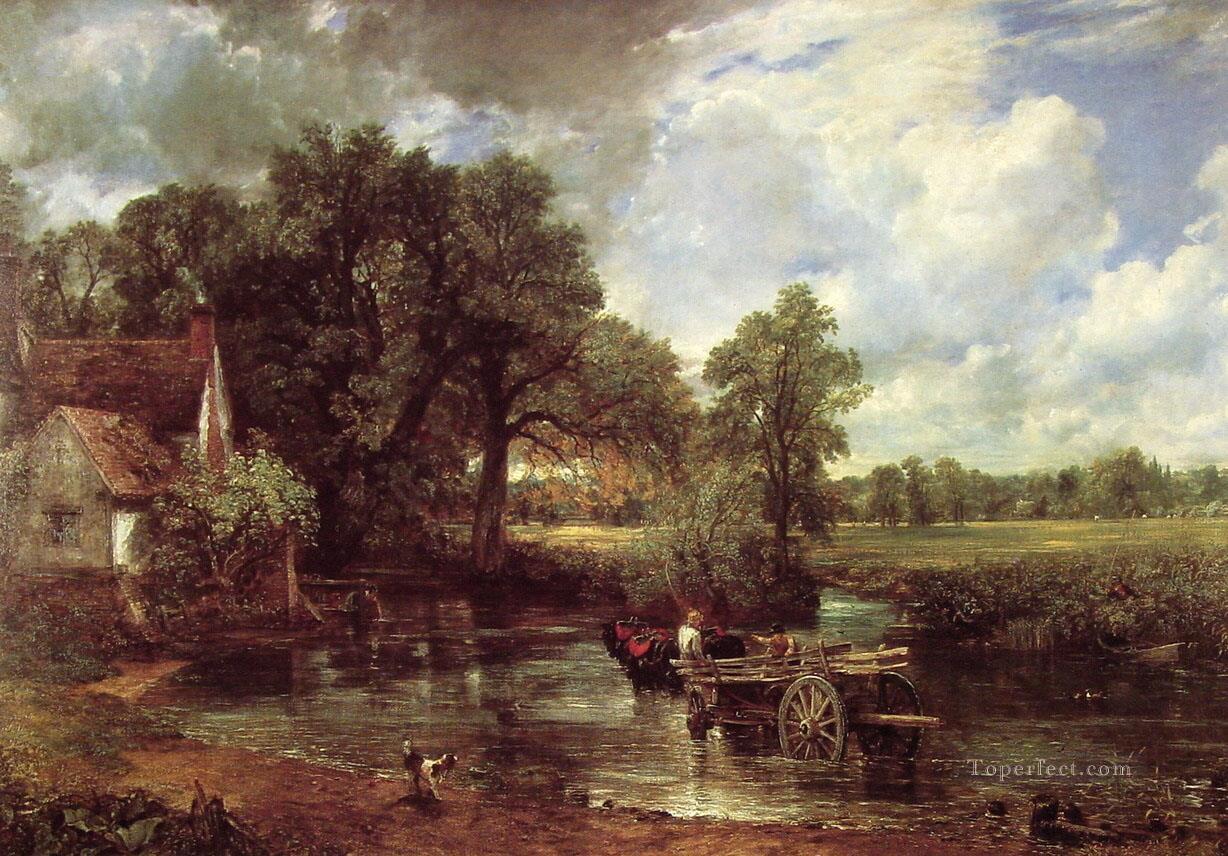 El Hay Wain paisaje romántico John Constable arroyo Pintura al óleo